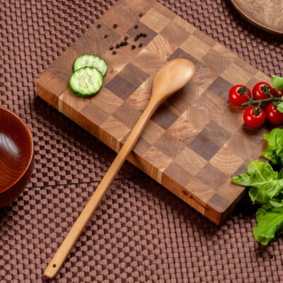 Деревянная ложка для кухни, длина 33 см