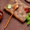 Деревянная ложка для кухни, длина 34 см