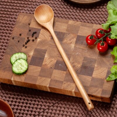Деревянная ложка для кухни, длина 33 см