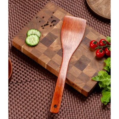 EAS_1189 Деревянная лопатка для кухни, длина 33 см, ширина 7,5 см