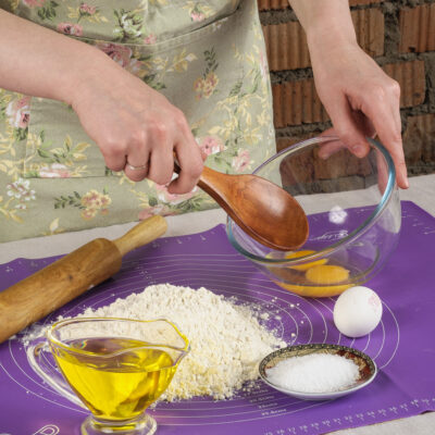 Кулинарная ложка-лопатка для кухни из дерева Унаби, длина 22 см