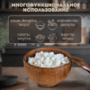 Деревянная тарелка (миска) из унаби – 10,5 см (280 мл)