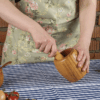 Ступка с пестиком из натурального дерева