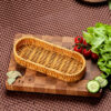 Корзина плетеная для сервировки и хранения, 24х9х4 см, овальная