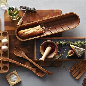 Бамбуковые щипцы для сервировки, длина 16,5 см